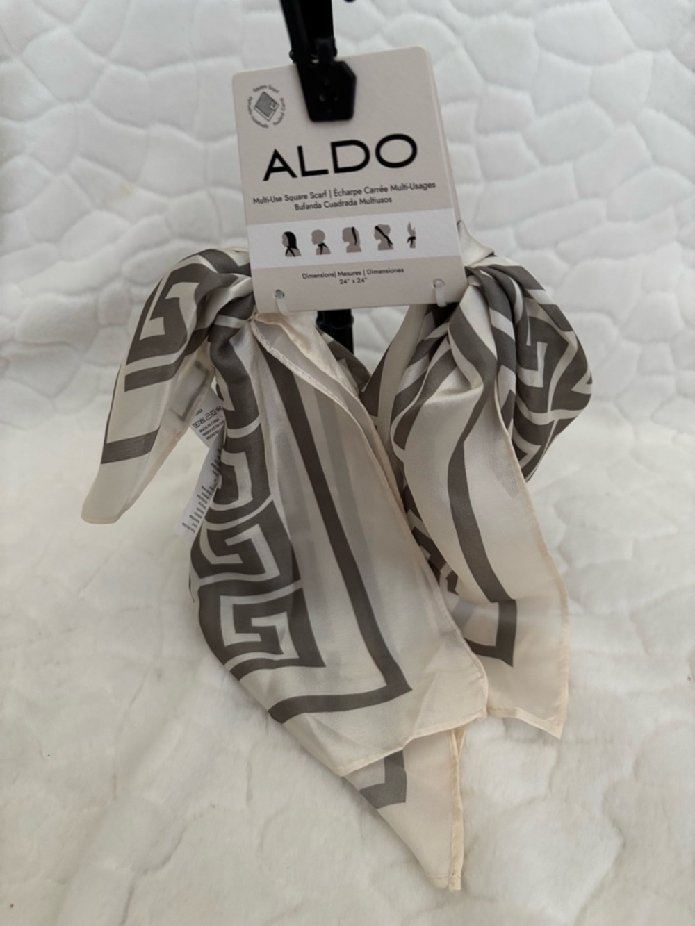 Aldo Multi-Use Square Scarf Geometric